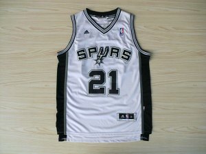 Maillot De Basket San Antonio Spurs Tim Duncan 21 Tissus Sportif Fans Edition Blanc